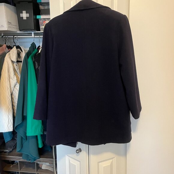 Dorothy Grant Haida - embroidered wool / cashmere coat - Picture 4 of 6